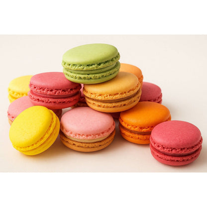 Andy Anand French Macarons, 24-Piece Gift Box – Made Fresh Daily, Assorted Gourmet Flavors, Gluten-Free – Birthday & Holiday Celebration - - Food & Beverages > Bakery > Cookies