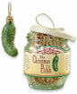2-Piece Christmas Pickle And Decorated Glass Jar Hanging Ornament - Default Title - Christmas >> Ornaments >> Traditions