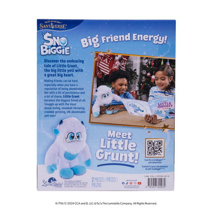 Little Grunt Plush Yeti and Book - - Christmas >> Christmas Plush