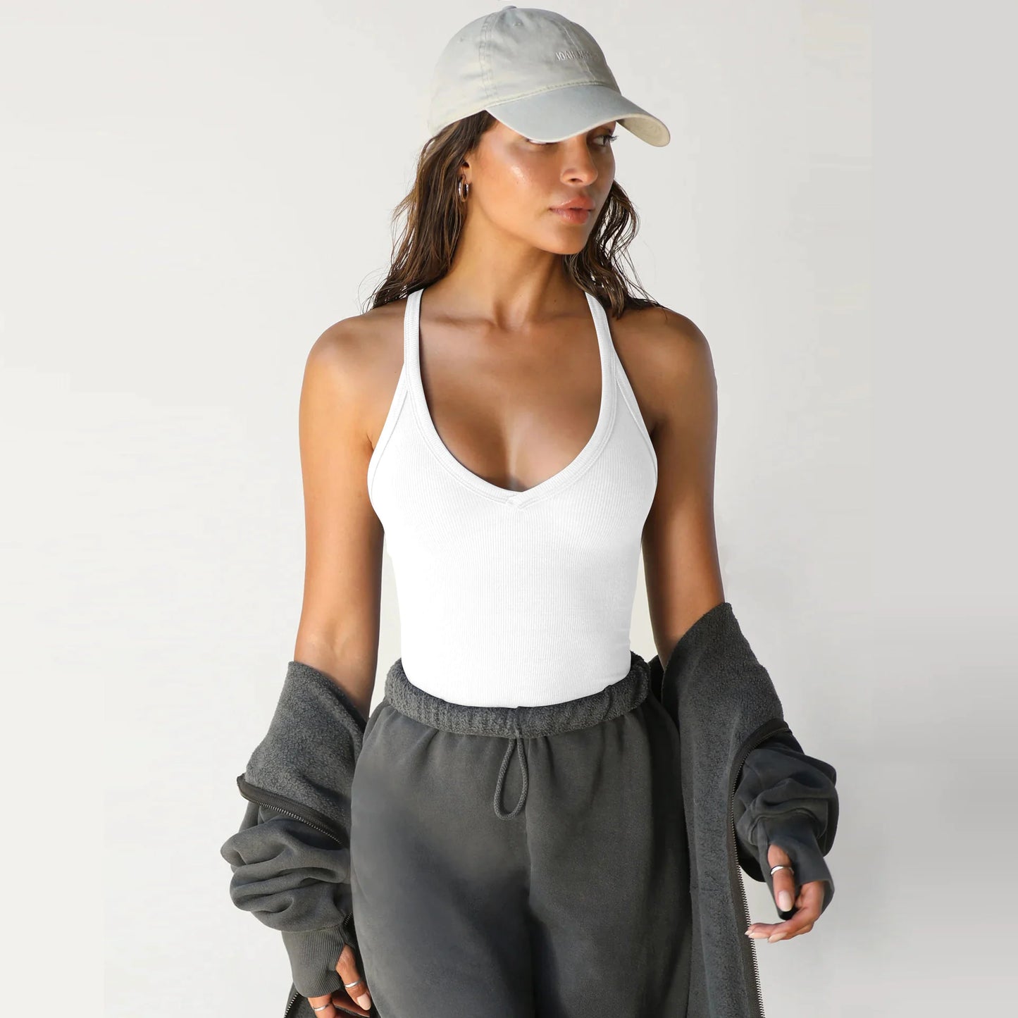 Womens Knitted Slim Top Vest - Kia Day Design