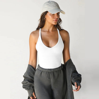 Womens Knitted Slim Top Vest - Kia Day Design
