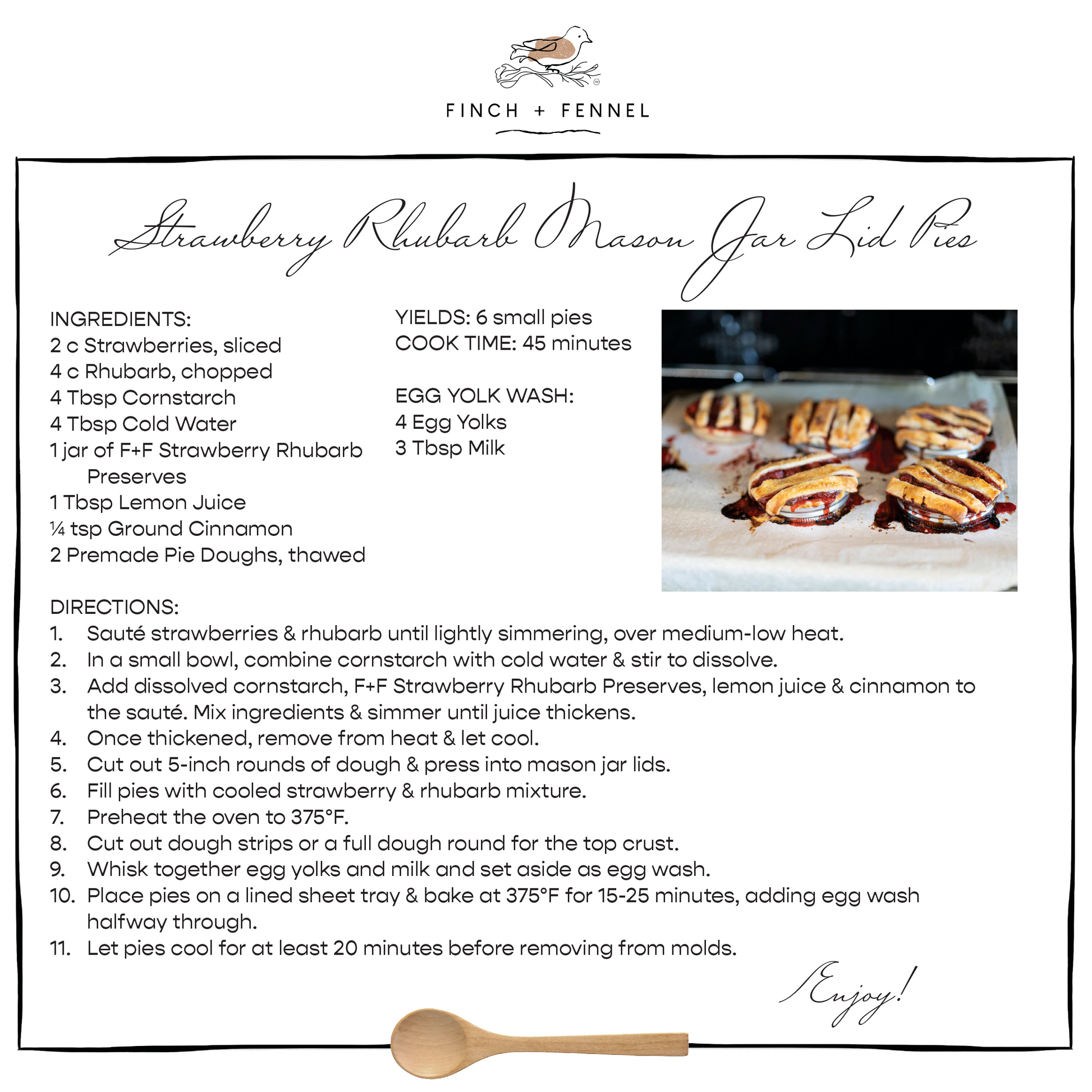 Strawberry Rhubarb Preserves | Finch & Fennel - - Kitchen & Bath