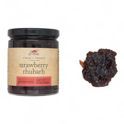 Strawberry Rhubarb Preserves | Finch & Fennel - - Kitchen & Bath