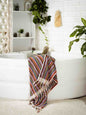 Striped Bath Towel - Rainbow - Bath Towels