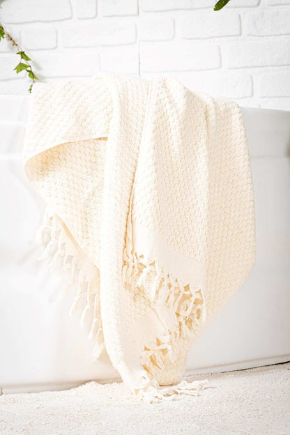 Striped Bath Towel - - Bath Towels