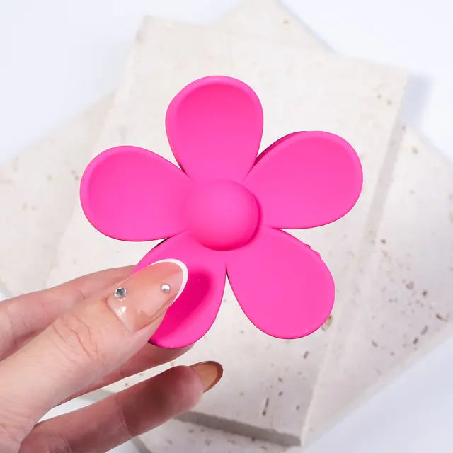 Flower Shape Hair Claw Clip