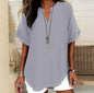 Women's Loose Ice Silk Shirt