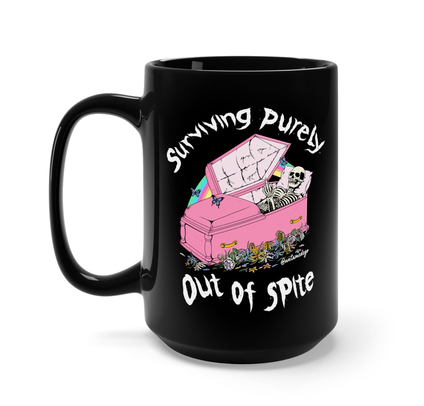 Surviving Purely Our Of Spite Mug - - Mugs