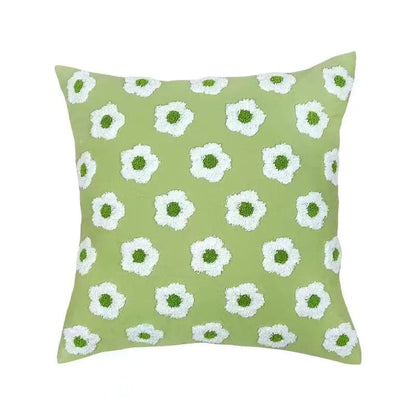 Floral Embroidered Pillow - Kia Day Design