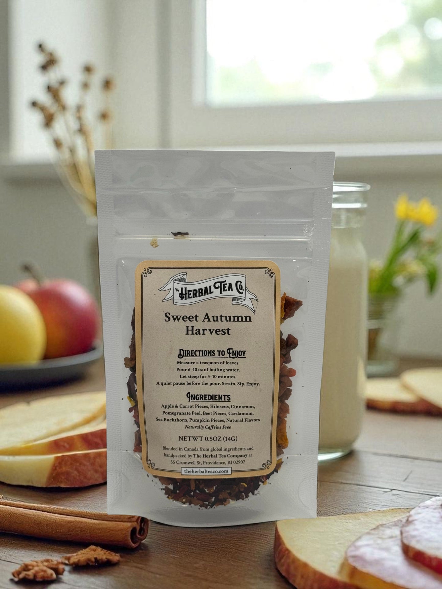 Sweet Autumn Harvest Herbal Tea - Taster - 4 servings - Tea