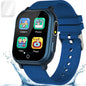 Blue Kids Smart Watch Ages 3-12 IP67 Waterproof 32 Puzzle Games HD Touchscreen - Blue - watch