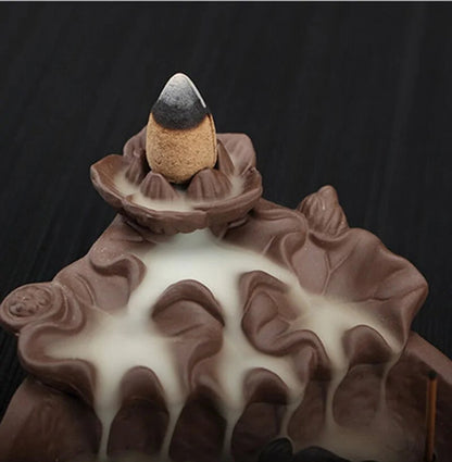 Fish Backflow Incense Burner Meditation Kia Day Design