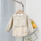 Cute Baby Bibs Toddler Long Sleeve Apron Kia Day Design