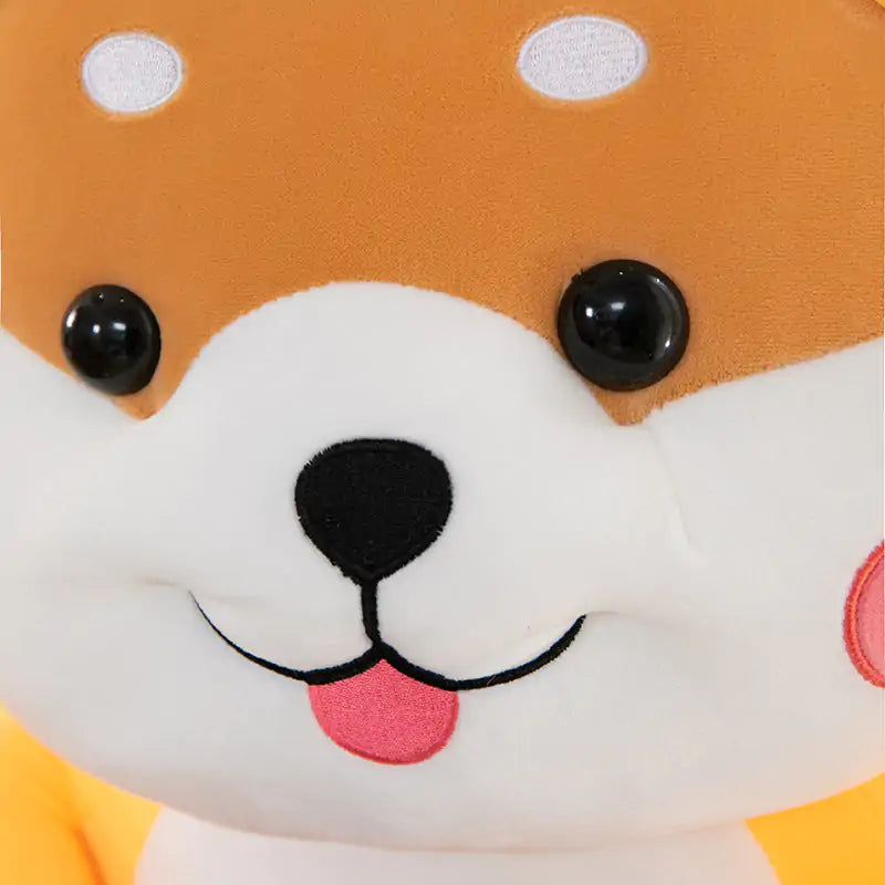 Boba Drinking Shiba Plush Toy