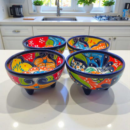 Talavera Salsa Bowl Handmade Mexican Molcajete - Set of 20 - Talavera Salsa Bowl