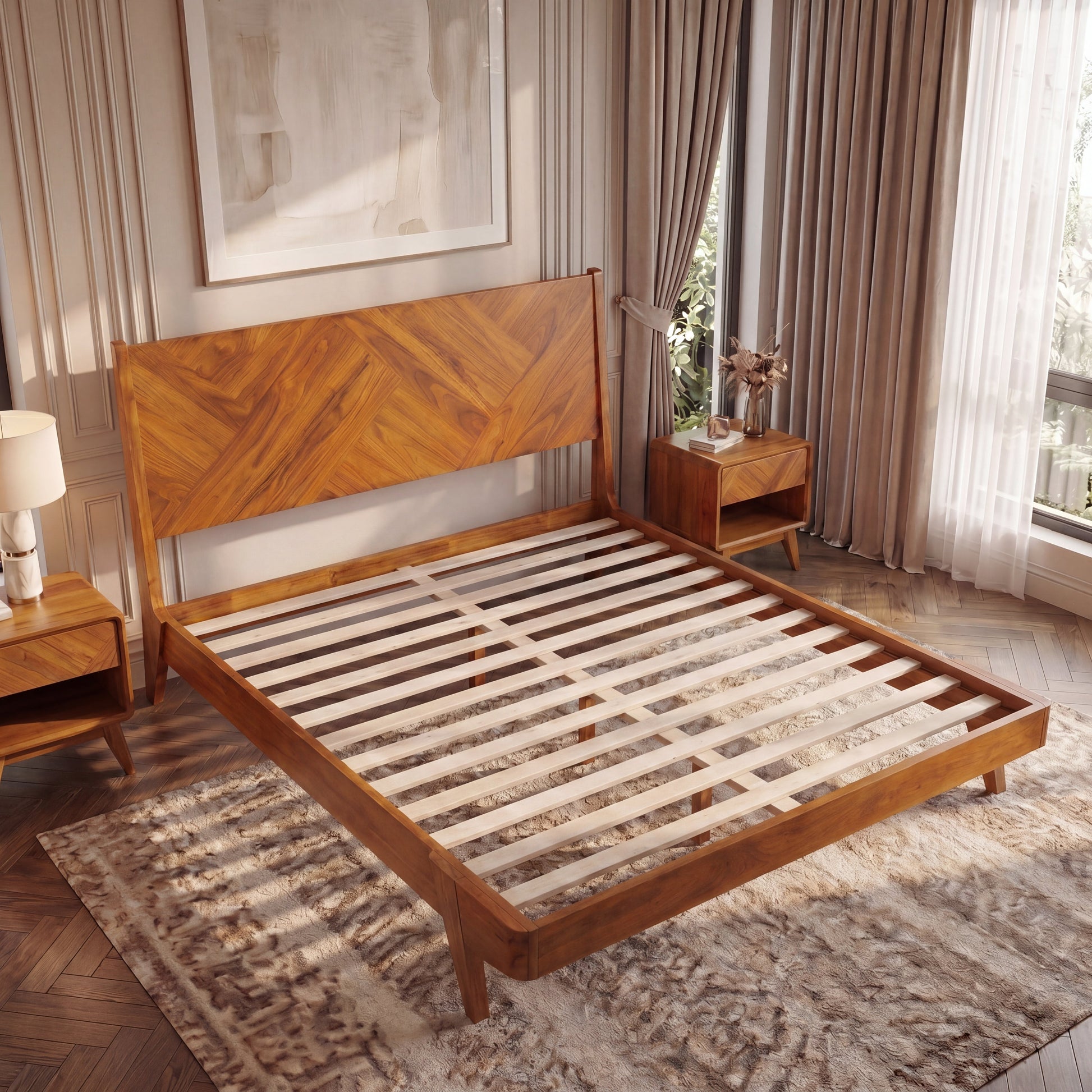 Gazelle Platform Bed Frame - - Bed Frame