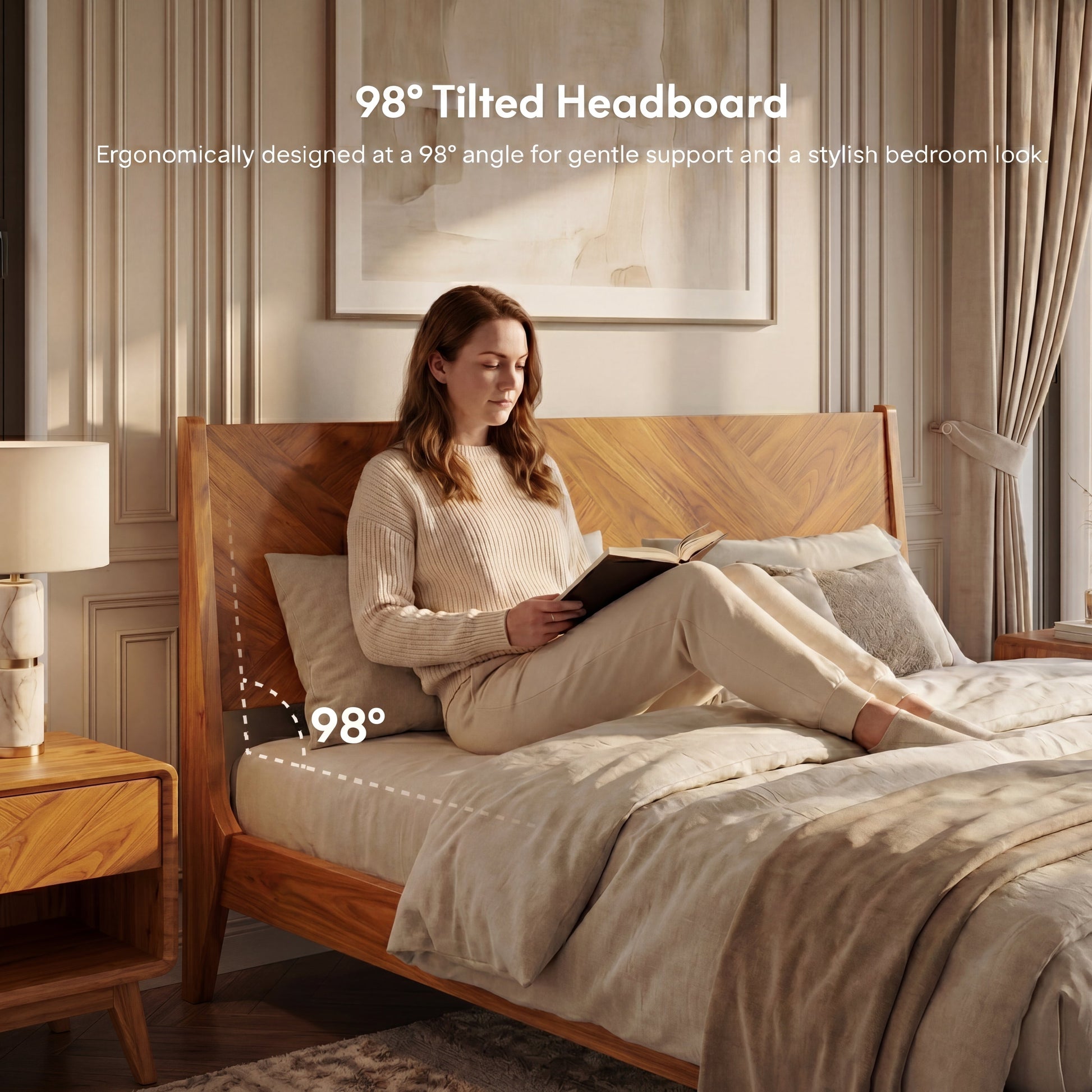 Gazelle Platform Bed Frame - - Bed Frame