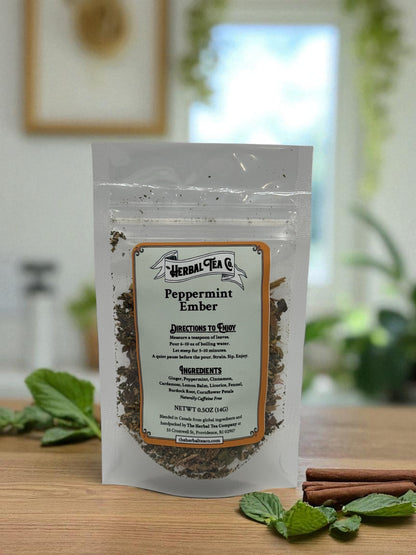 Peppermint Ember Herbal Tea - Taster - 4 servings - Tea