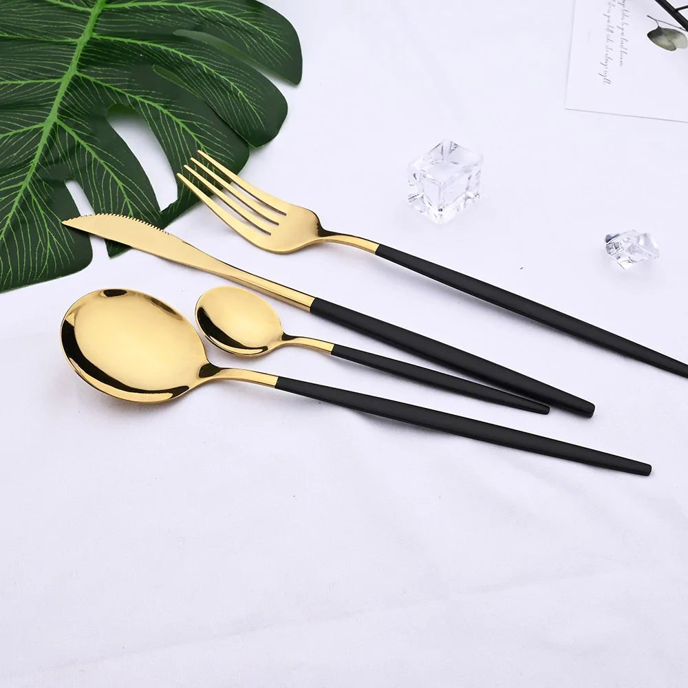 Kitchen Fork Knife Spoon Tableware Set