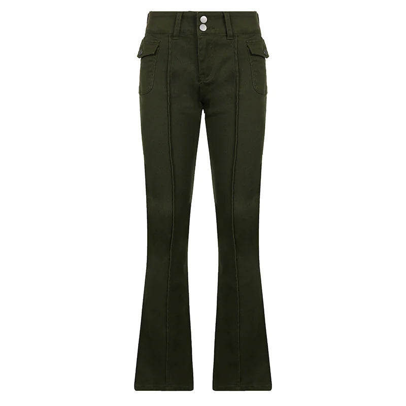 Retro Low Rise Jeans - Kia Day Design