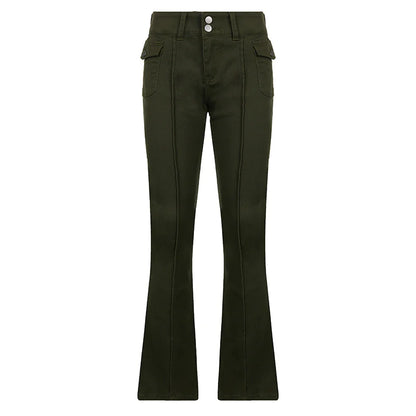Retro Low Rise Jeans - Kia Day Design