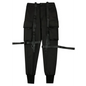 Techwear Slim Fit Pants - Black -