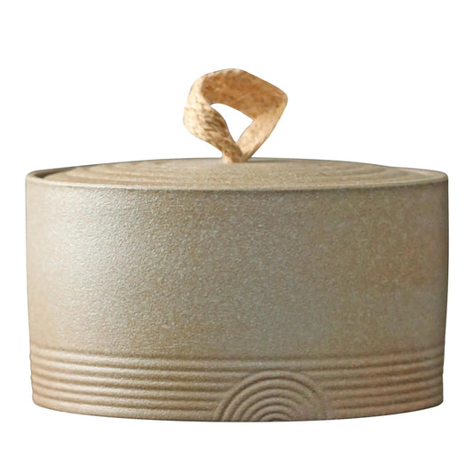 Jueison Kitchen Canisters for Countertop Ceramic Coffee Canisters with Airtight Lids Vintage Food Storage Jars Sugar Container for Kitchen Counter Candy Tea Coffee Beans Spice (#003) Kia Day Design