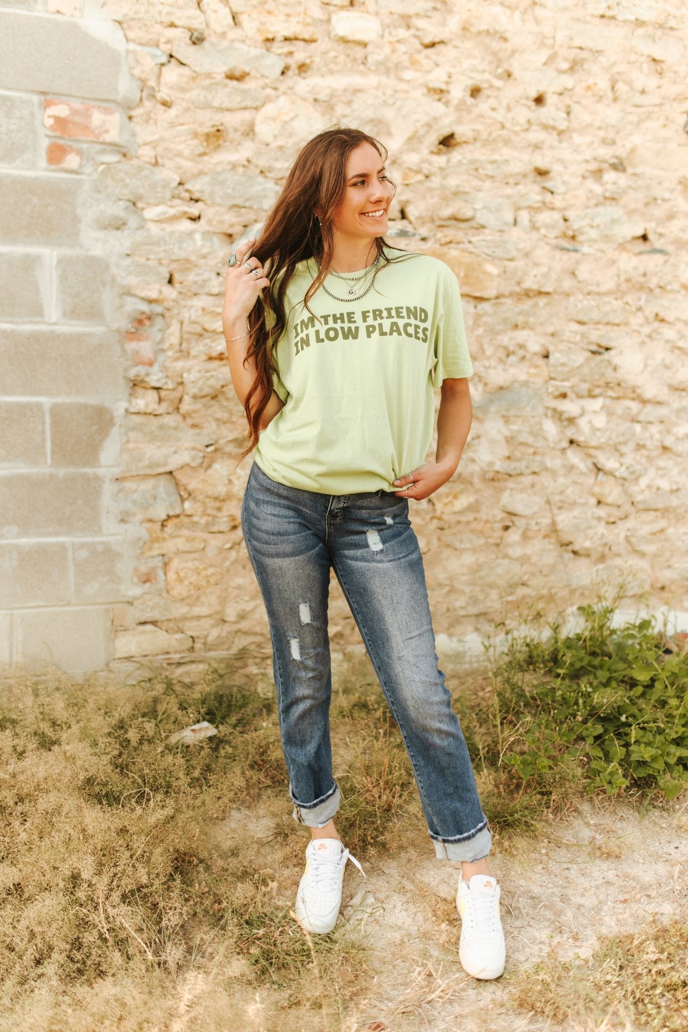 The Friend In Low Places Graphic Tee- Wild Junkie- {{Product type}}