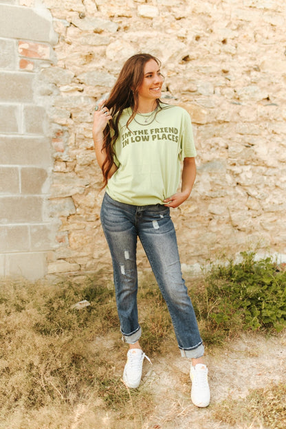 The Friend In Low Places Graphic Tee- Wild Junkie- {{Product type}}