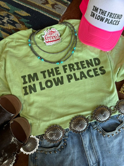 The Friend In Low Places Graphic Tee- Wild Junkie- {{Product type}}