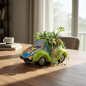 Small Talavera Car Planter Ceramic Car Statue - - Talavera Planter
