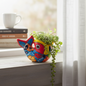 Colorful Talavera Fish Planter Mexican Hand-Painted Pottery - - Talavera Planter