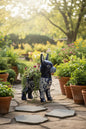 Large Talavera Donkey Planter Blue and White Ceramic Burro Pot - - Talavera Planter