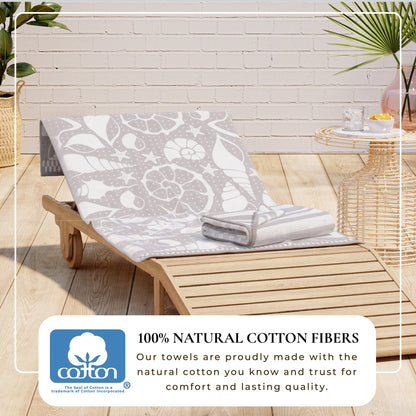 Cotton Velour Beach Towel - Maui Collection - - Beach Towels