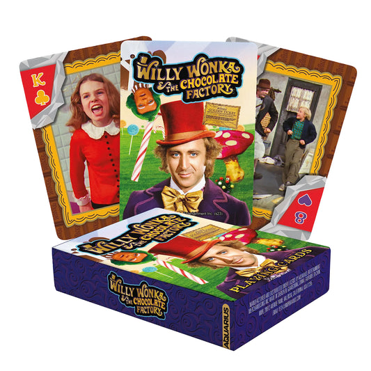 Aquarius Willy Wonka Playing Cards - - cards