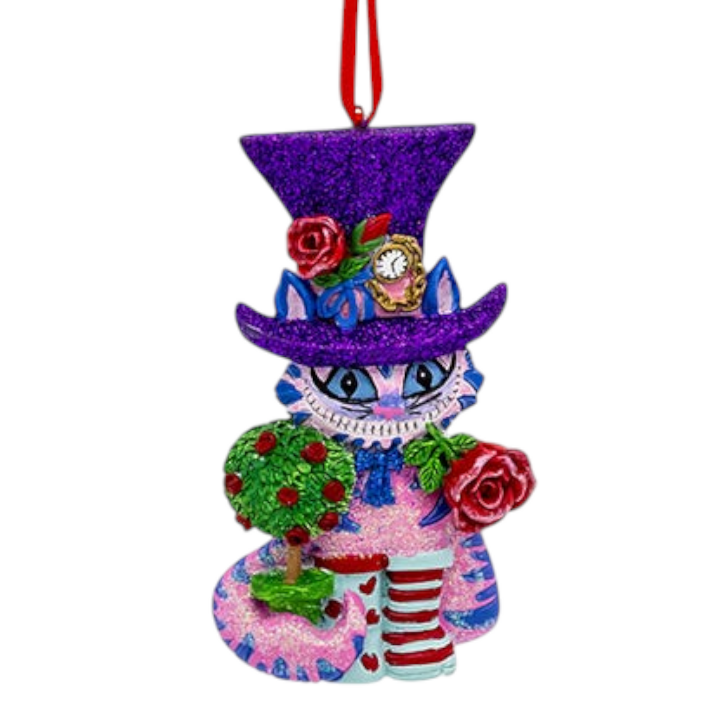 Alice in Wonderland Collection – Cheshire Cat Ornament - Default Title - Christmas >> Ornaments >> Licensed