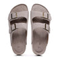 Genuine Leather Cork Sandals - Beige 37 - sandals