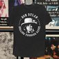 Bob Dylan Rolling Thunder Revue Vintage Black T-Shirt- Parallel- {{Product type}}