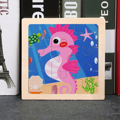 Kids Wooden 3D Puzzle - Kia Day Design