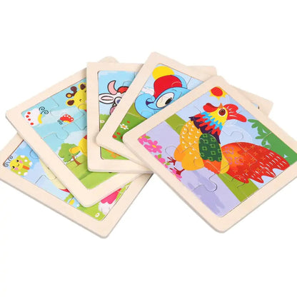 Kids Wooden 3D Puzzle - Kia Day Design
