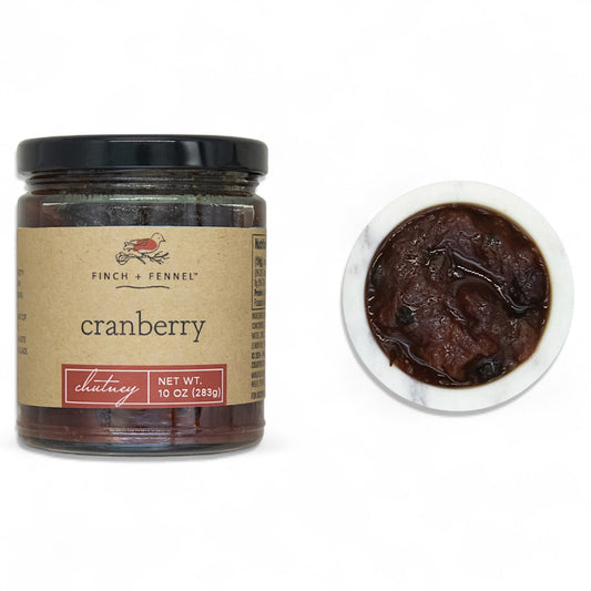 Cranberry Chutney Finch & Fennel - - Condiments & Sauces