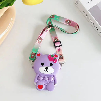 Antistress Bear Shoulder Bag Toy Kia Day Design