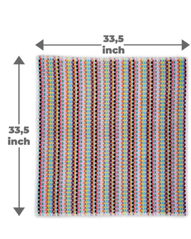 Pom Pom Bath Mat - - Bath Towels
