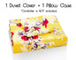 DaDa Bedding Sunshine Yellow Hummingbird Floral Duvet Cover Set - Twin - Duvet Covers