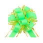 6 Pieces Gift Wrap Ribbon Pull Bows (6" Wide); Easy and Fast Gift Wrapping Accessory for Christmas Gifts Bows Baskets Wine Bottles Decoration Gift Wrapping and Decoration Present (Green)