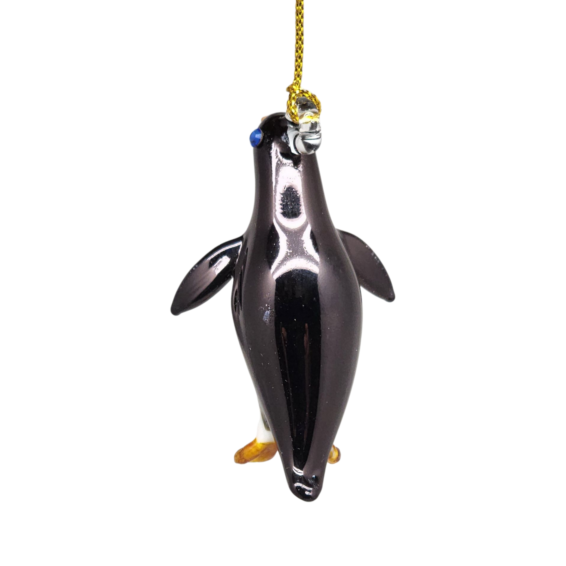 Egyptian Glass Penguin Ornament - - Christmas >> Ornaments >> Egyptian Glass
