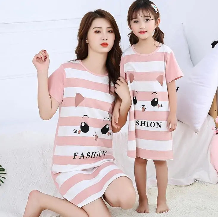 Summer Girls Nightgown Pajamas - Kia Day Design