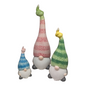 Terracotta Ceramic Gnomes - 3 Piece Set - Default Title - Home & Living >> Garden