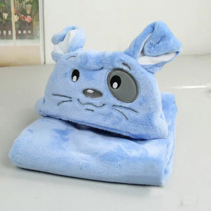 Baby's Hooded Bath Towel Blue