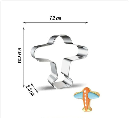 Transportation Shaped Cookie Cutters